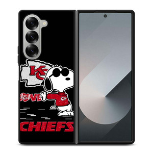 KANSAS CITY CHIEFS NFL SNOOPY Samsung Galaxy Z Fold 6 Case Cover KANSAS CITY CHIEFS NFL SNOOPY Samsung Galaxy Z Fold 6 Case Cover
