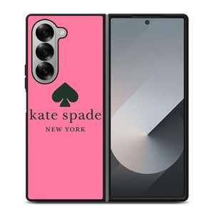 KATE SPADE NEW YORK BLACK PINK Samsung Galaxy Z Fold 6 Case Cover KATE SPADE NEW YORK BLACK PINK Samsung Galaxy Z Fold 6 Case Cover