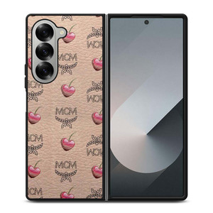 MCM WORLD WIDE APPLE LOVE LEATHER Samsung Galaxy Z Fold 6 Case Cover MCM WORLD WIDE APPLE LOVE LEATHER Samsung Galaxy Z Fold 6 Case Cover