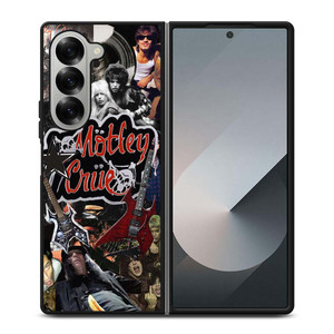 MOTLEY CRUE METAL BAND COLLAGE Samsung Galaxy Z Fold 6 Case Cover