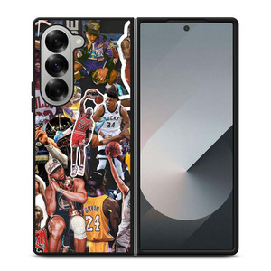 NBA BASKETBALL LEGENDS COLLAGE Samsung Galaxy Z Fold 6 Case Cover NBA BASKETBALL LEGENDS COLLAGE Samsung Galaxy Z Fold 6 Case Cover