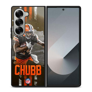 NICK CHUBB CLEVELAND BROWNS NFL 2 Samsung Galaxy Z Fold 6 Case Cover NICK CHUBB CLEVELAND BROWNS NFL 2 Samsung Galaxy Z Fold 6 Case Cover