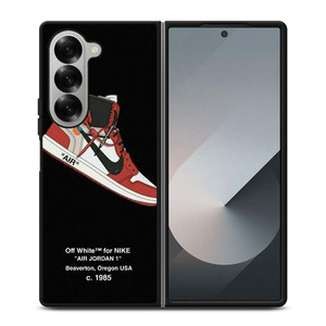 NIKE AIR JORDAN 1 OFF WHITE Samsung Galaxy Z Fold 6 Case Cover NIKE AIR JORDAN 1 OFF WHITE Samsung Galaxy Z Fold 6 Case Cover