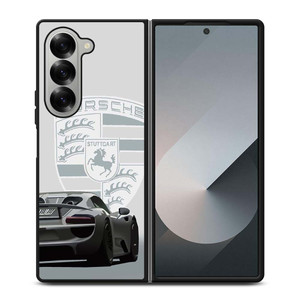 PORSCHE STUTTGART 918 SPYDER POSTER WHITE Samsung Galaxy Z Fold 6 Case Cover