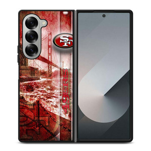 SAN FRANCISCO 49ERS GRUNGE LOGO Samsung Galaxy Z Fold 6 Case Cover