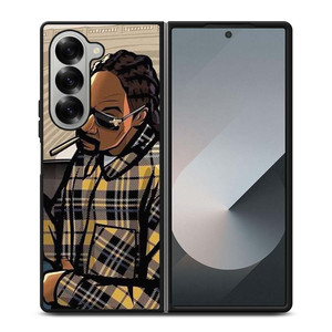 SNOOP DOG RAPPER CARTOON Samsung Galaxy Z Fold 6 Case Cover