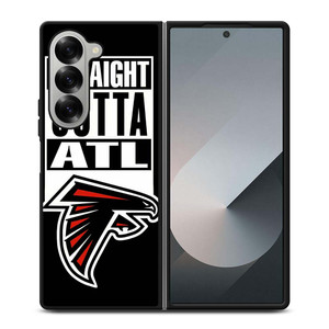 STRAIGHT OUTTA ATLANTA FALCONS FOOTBALL Samsung Galaxy Z Fold 6 Case Cover