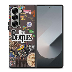 THE BEATLES ROCK BAND COLLAGE Samsung Galaxy Z Fold 6 Case Cover