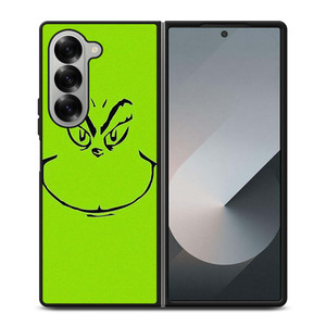 THE GRINCH SMILE LINE ART Samsung Galaxy Z Fold 6 Case Cover