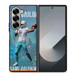 TUA TAGOVAILOA MIAMI DOLPHINS Samsung Galaxy Z Fold 6 Case Cover