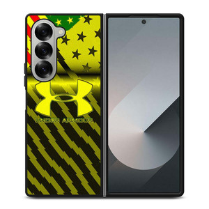 UNDER ARMOUR AMERICAN FLAG YELLOW Samsung Galaxy Z Fold 6 Case Cover