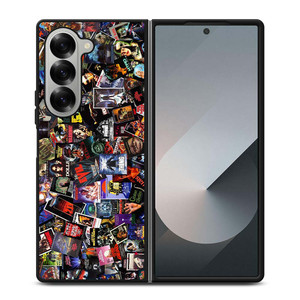 VHS CASSETTE TAPE HORROR MOVIES COLLECTION Samsung Galaxy Z Fold 6 Case Cover