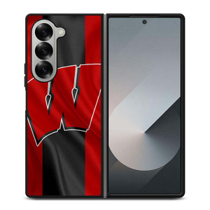 WISCONSIN BADGERS FLAG Samsung Galaxy Z Fold 6 Case Cover