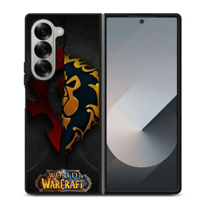 WORLD OF WARCRAFT HORDE ALLIANCE LOGO Samsung Galaxy Z Fold 6 Case Cover
