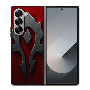 WORLD OF WARCRAFT HORDE BLACK LOGO Samsung Galaxy Z Fold 6 Case Cover