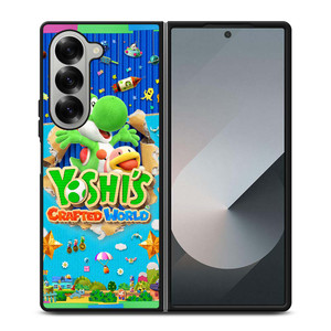 YOSHI CRAFTED WORLD GAMES POSTER Samsung Galaxy Z Fold 6 Case Cover