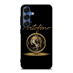 FERRARI PORTOFINO GOLD EMBLEM Samsung Galaxy S25 Case Cover