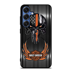 HARLEY DAVIDSON THE PUNISHER METAL Samsung Galaxy S25 Case Cover HARLEY DAVIDSON THE PUNISHER METAL Samsung Galaxy S25 Case Cover