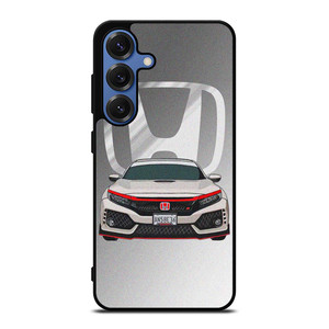 HONDA CIVIC TYPE R ILLUSTRATION Samsung Galaxy S25 Case Cover HONDA CIVIC TYPE R ILLUSTRATION Samsung Galaxy S25 Case Cover