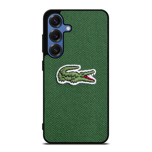 LACOSTE CROCODILE FABRIC LOGO Samsung Galaxy S25 Case Cover LACOSTE CROCODILE FABRIC LOGO Samsung Galaxy S25 Case Cover