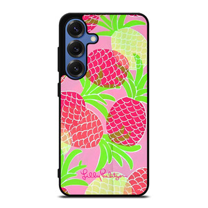 LILLY PULITZER PINK PINEAPPLE Samsung Galaxy S25 Case Cover LILLY PULITZER PINK PINEAPPLE Samsung Galaxy S25 Case Cover