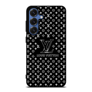 LOUIS VUITTON LV BLACK LOGO Samsung Galaxy S25 Case Cover LOUIS VUITTON LV BLACK LOGO Samsung Galaxy S25 Case Cover