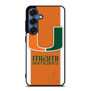 MIAMI HURRICANES SYMBOL CARBON Samsung Galaxy S25 Case Cover
