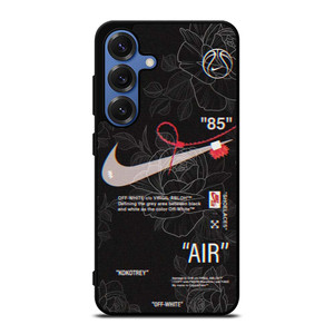 NIKE OFF WHITE FLORAL LOGO Samsung Galaxy S25 Case Cover NIKE OFF WHITE FLORAL LOGO Samsung Galaxy S25 Case Cover