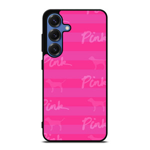 PINK NATION LUXE DOG STRIPE Samsung Galaxy S25 Case Cover