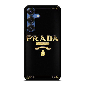 PRADA MILANO GOLD Samsung Galaxy S25 Case Cover PRADA MILANO GOLD Samsung Galaxy S25 Case Cover