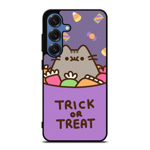 PUSHEEN THE CAT HALLOWEEN TRICK OR TREAT Samsung Galaxy S25 Case Cover