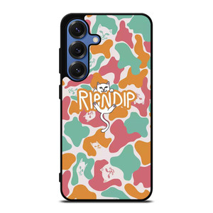 RIPNDIP PINK GREEN CAMO Samsung Galaxy S25 Case Cover