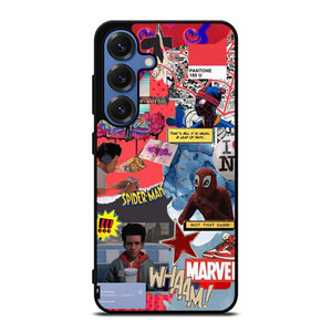 SPIDERMAN MILES MORALES COLLAGE 2 Samsung Galaxy S25 Case Cover