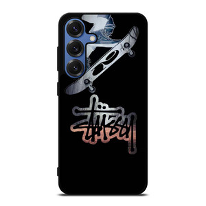 STUSSY SKATEBOARD LOGO Samsung Galaxy S25 Case Cover STUSSY SKATEBOARD LOGO Samsung Galaxy S25 Case Cover
