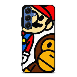 SUPER MARIO BROS BABY MILO BAPE Samsung Galaxy S25 Case Cover SUPER MARIO BROS BABY MILO BAPE Samsung Galaxy S25 Case Cover