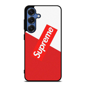 SUPREME SLICED LOGO Samsung Galaxy S25 Case Cover SUPREME SLICED LOGO Samsung Galaxy S25 Case Cover