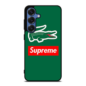 SUPREME X LACOSTE LOGO Samsung Galaxy S25 Case Cover SUPREME X LACOSTE LOGO Samsung Galaxy S25 Case Cover