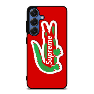 SUPREME X LACOSTE SYMBOL Samsung Galaxy S25 Case Cover SUPREME X LACOSTE SYMBOL Samsung Galaxy S25 Case Cover