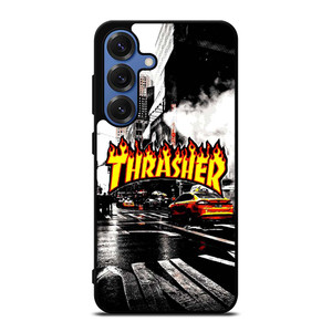 THRASHER SKATEBOARD NEW YORK LOGO Samsung Galaxy S25 Case Cover