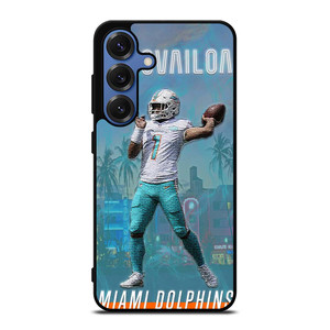 TUA TAGOVAILOA MIAMI DOLPHINS Samsung Galaxy S25 Case Cover