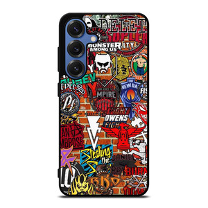 WWE WRESTLING SHIELD SYMBOL COLLAGE Samsung Galaxy S25 Case Cover