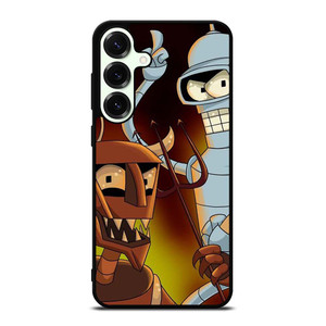 BENDER ROBOT DEVIL FUTURAMA CARTOON Samsung Galaxy S25 Plus Case Cover BENDER ROBOT DEVIL FUTURAMA CARTOON Samsung Galaxy S25 Plus Case Cover