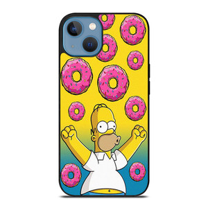 HOMER SIMPSONS DOUGHNUT iPhone 13 Case Cover