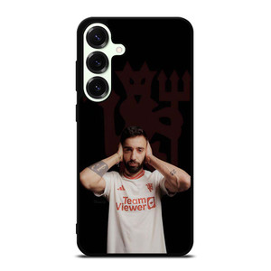 BRUNO FERNANDES MANCHESTER UNITED RED DEVILS Samsung Galaxy S25 Plus Case Cover BRUNO FERNANDES MANCHESTER UNITED RED DEVILS Samsung Galaxy S25 Plus Case Cover
