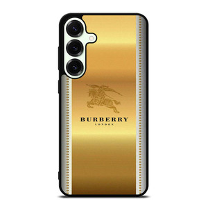 BURBERRY LONDON GOLD LOGO Samsung Galaxy S25 Plus Case Cover BURBERRY LONDON GOLD LOGO Samsung Galaxy S25 Plus Case Cover