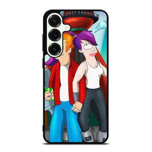 FUTURAMA PHILIP AND LEELA CARTOON Samsung Galaxy S25 Plus Case Cover