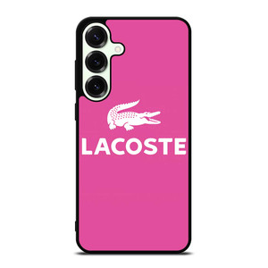 LACOSTE PINK LOGO Samsung Galaxy S25 Plus Case Cover LACOSTE PINK LOGO Samsung Galaxy S25 Plus Case Cover
