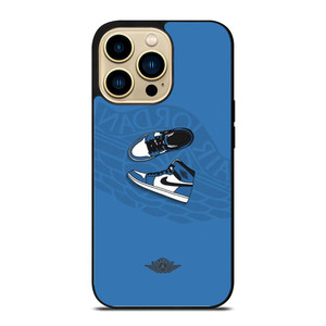 AIR JORDAN 1 SNEAKERS BLUE iPhone 14 Pro Max Case Cover AIR JORDAN 1 SNEAKERS BLUE iPhone 14 Pro Max Case Cover