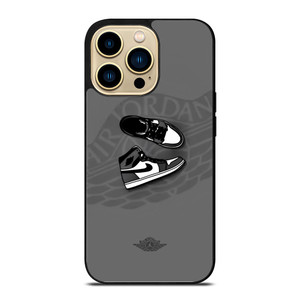 AIR JORDAN 1 SNEAKERS GREY iPhone 14 Pro Max Case Cover AIR JORDAN 1 SNEAKERS GREY iPhone 14 Pro Max Case Cover