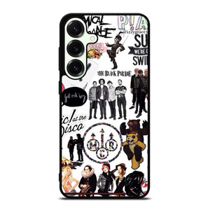 POP PUNK ROCK BAND COLLAGE Samsung Galaxy S25 Plus Case Cover